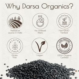 Darsa Organics Black Gram Lentils Whole 
