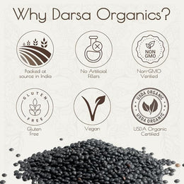 Darsa Organics Black Gram Lentils Whole