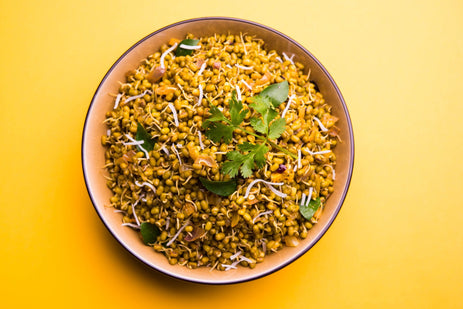 Lebanese Mung Bean Mujaddara