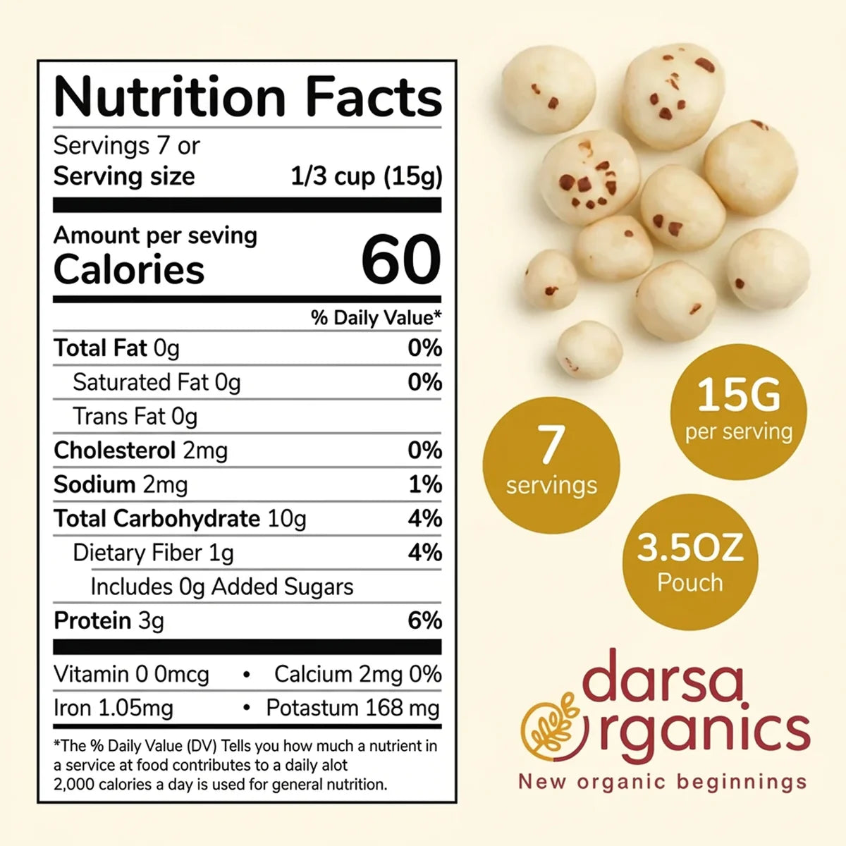 Bundle: Organic Amla Fruit Powder (Indian Gooseberry) & Pure Foxnuts