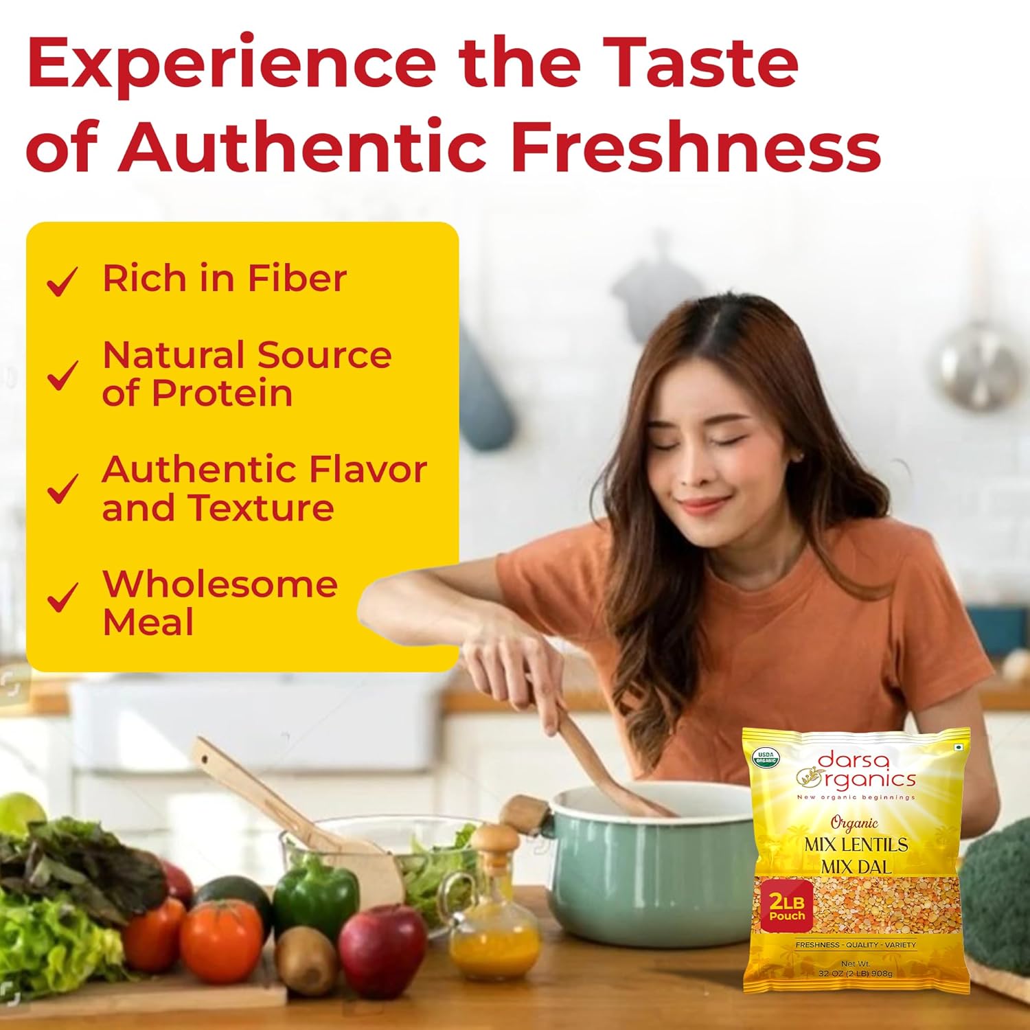 Organic Mixed Lentils (Panchratna Dal)