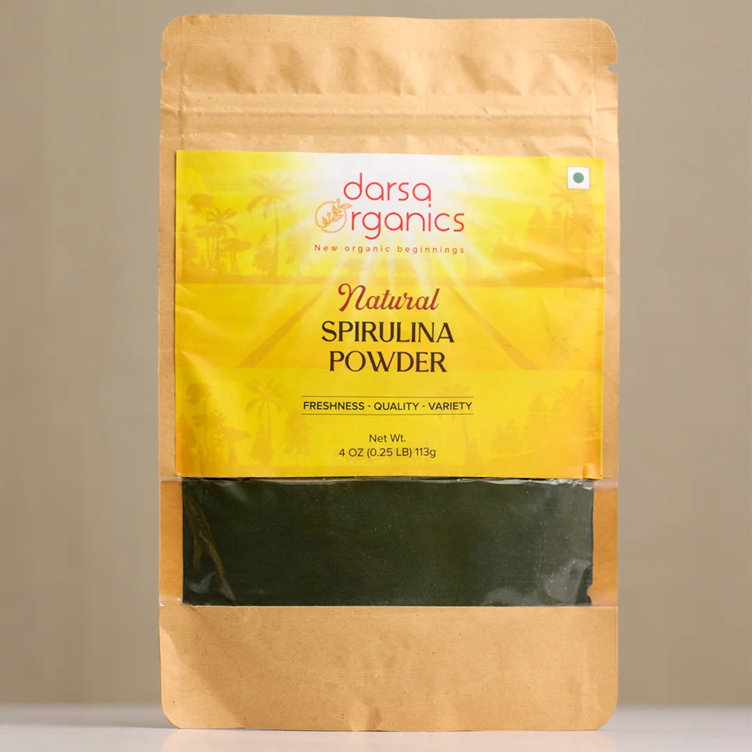 Natural Spirulina Powder – 100% Pure Vegan Superfood – High Protein, Antioxidant Green Supplement