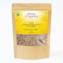 Darsa Organics Ashwagandha Root Cut And Sifted