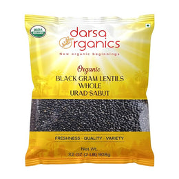 Darsa Organics Black Gram Lentils Whole 