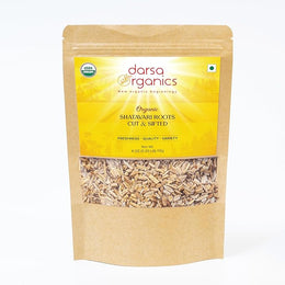 Darsa Organics Shatavari Roots Cut & Sifted