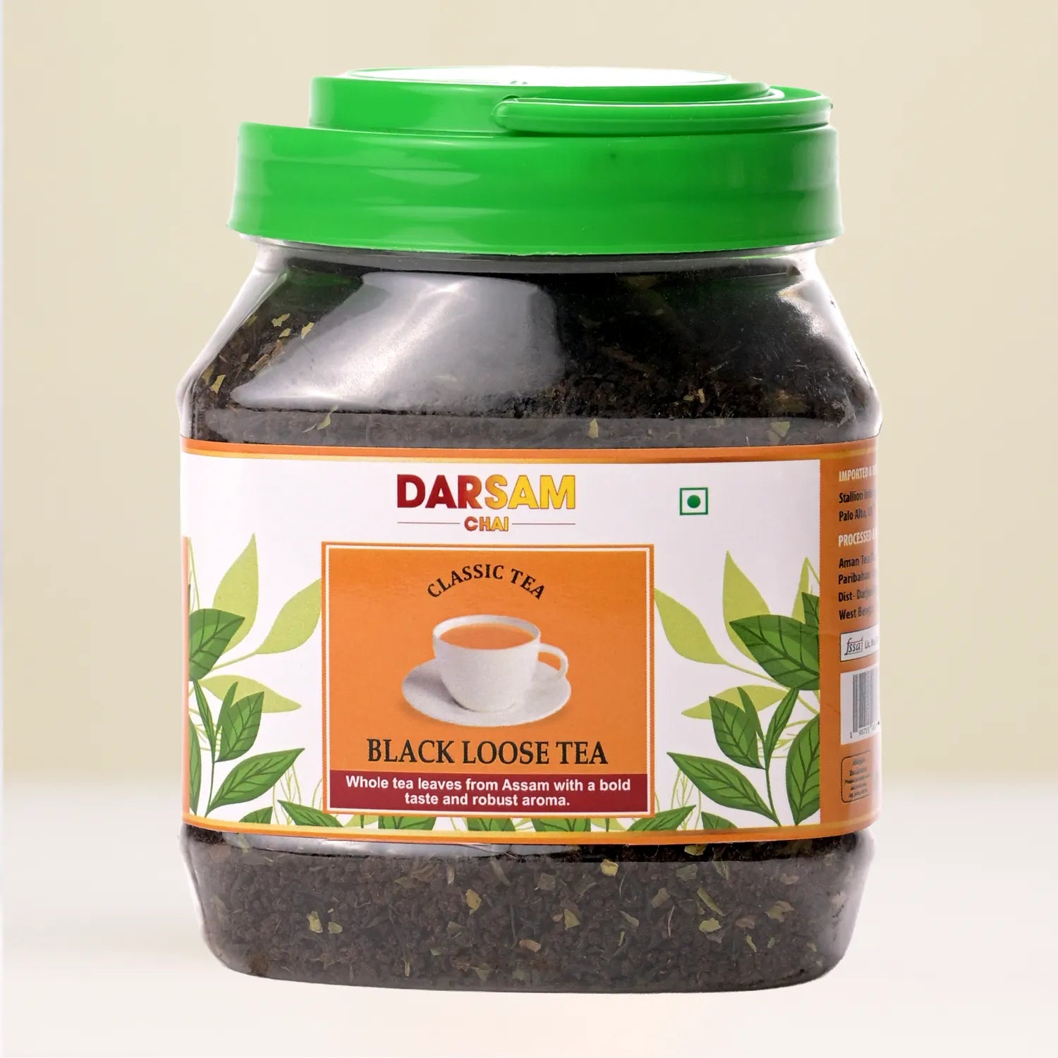 Darsam Assam Black Tea - Whole Leaf, Single-Origin, Bold & Aromatic