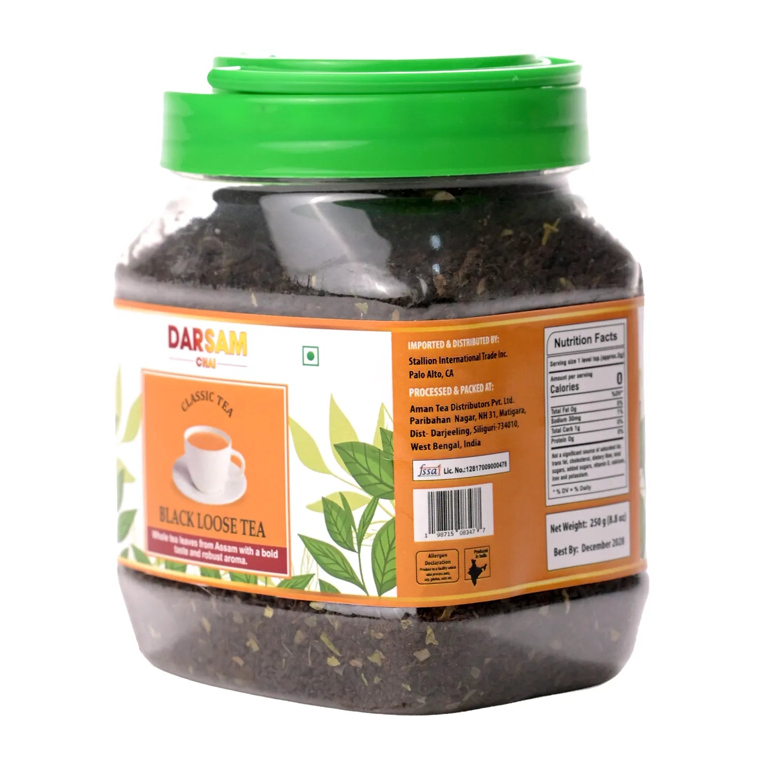 Bundle: Organic Chai Masala 3.5 oz & Darsam Assam Black Tea - Whole Leaf, Single-Origin, Bold & Aromatic