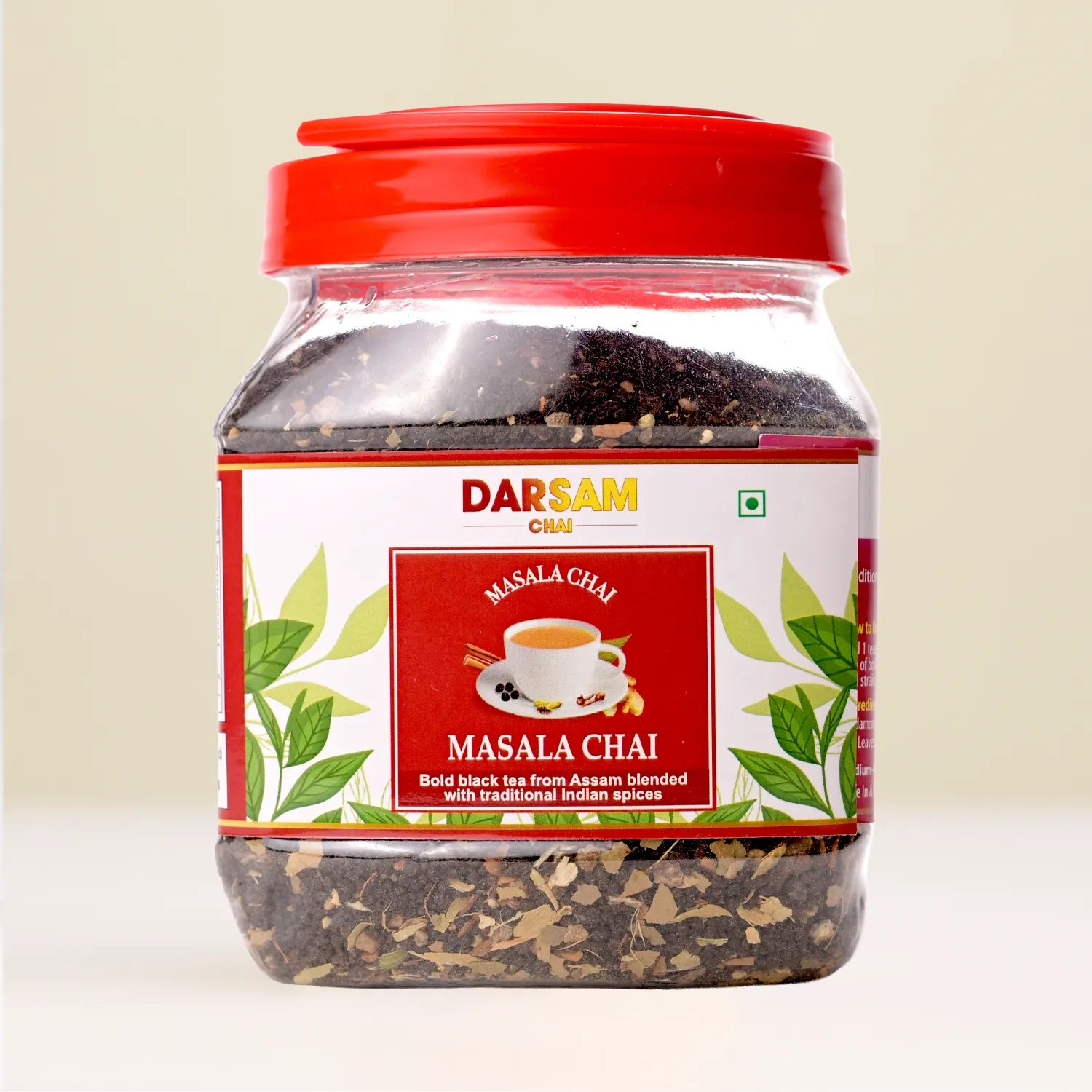 Darsam Masala Chai - Premium Assam Black Tea with Cardamom, Cinnamon & Spices