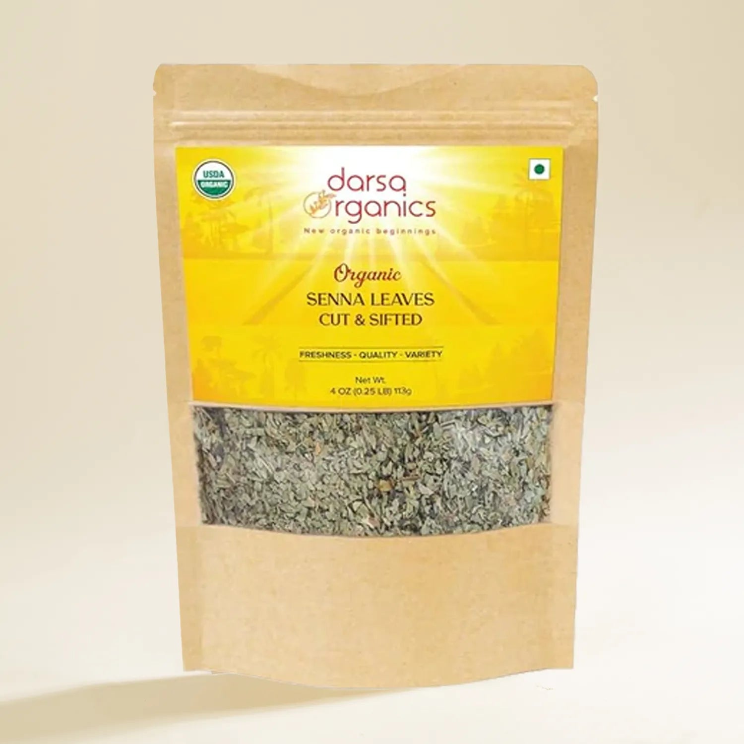 Bundle: Organic Senna Leaf 4 oz – Cut & Sifted | Natural Digestive Support & Herbal Cleanse & Organic Triphala Powder 8 oz -3-Herb Blend | Ayurvedic Digestive & Detox Support