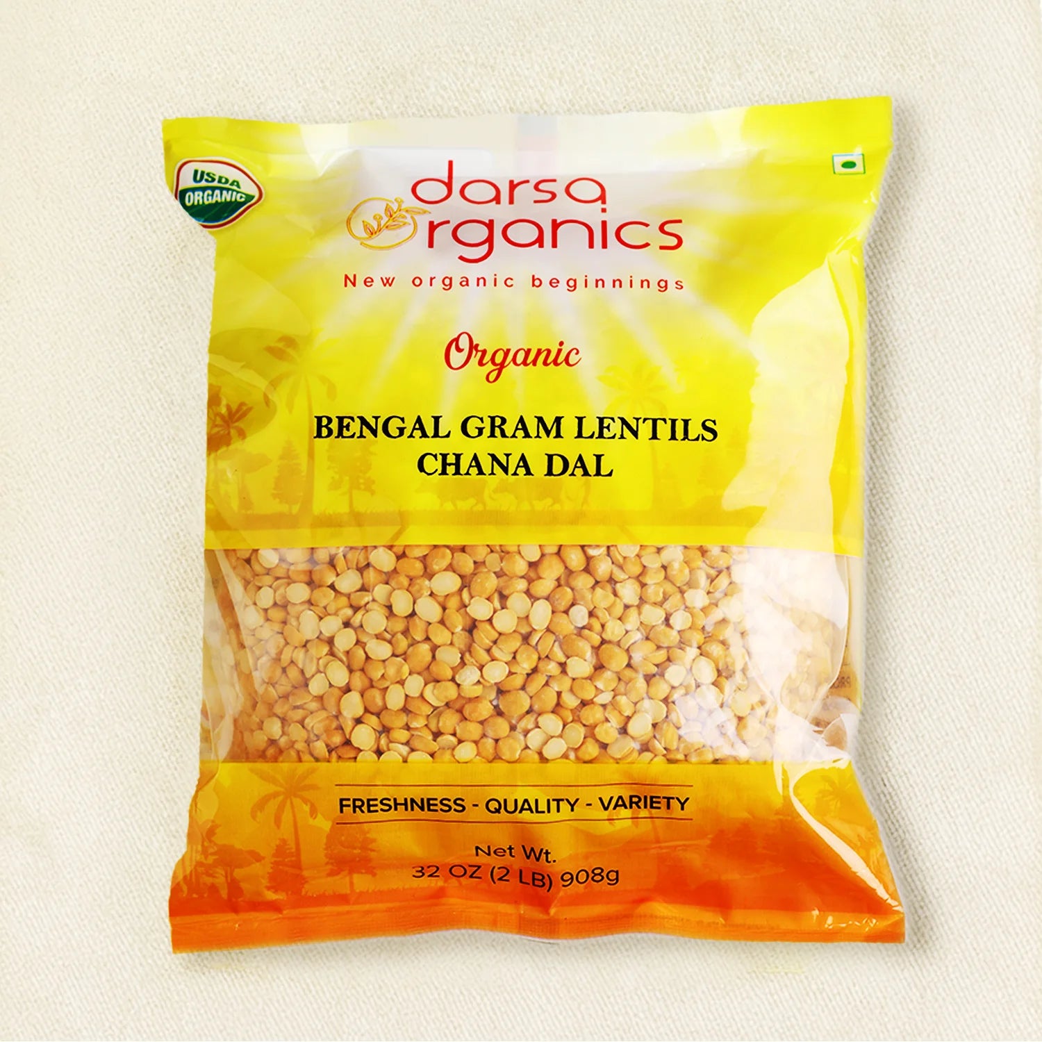 Organic Split Bengal Gram (Chana Dal)