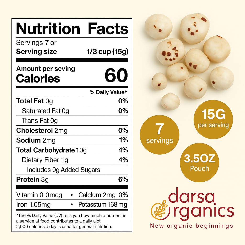 Pure Foxnuts - 3.5 oz